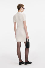 Textured Knit Mini Dress