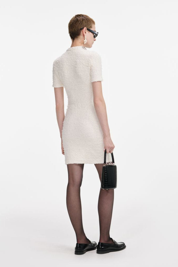 Textured Knit Mini Dress