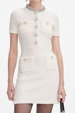 Textured Knit Mini Dress
