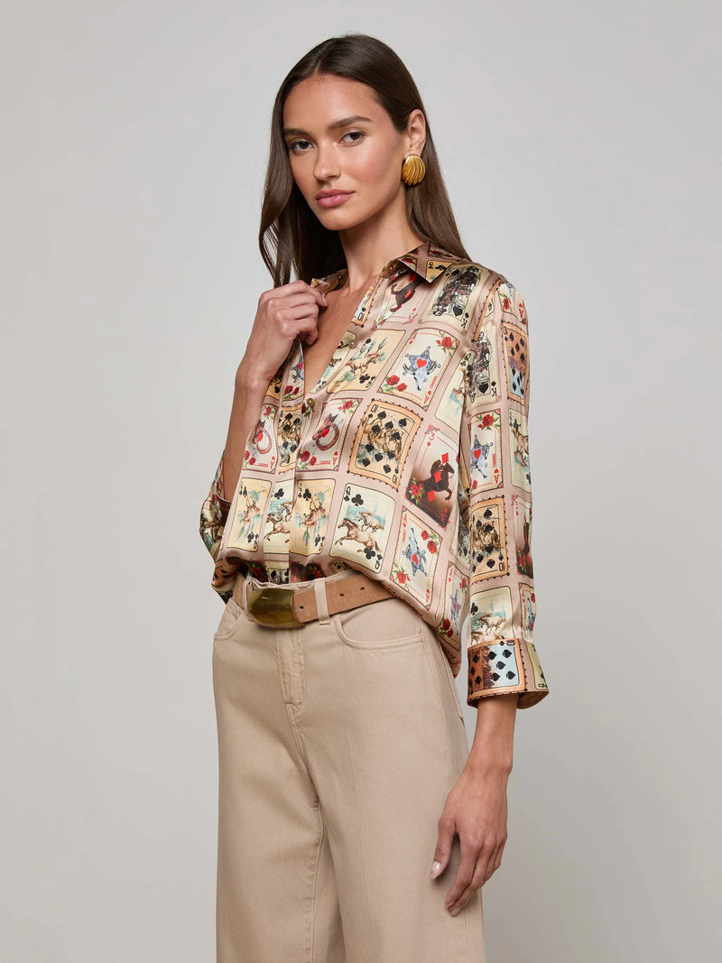 Dani silk blouse