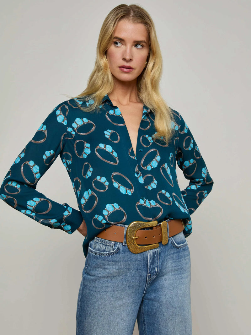 Nina silk blouse