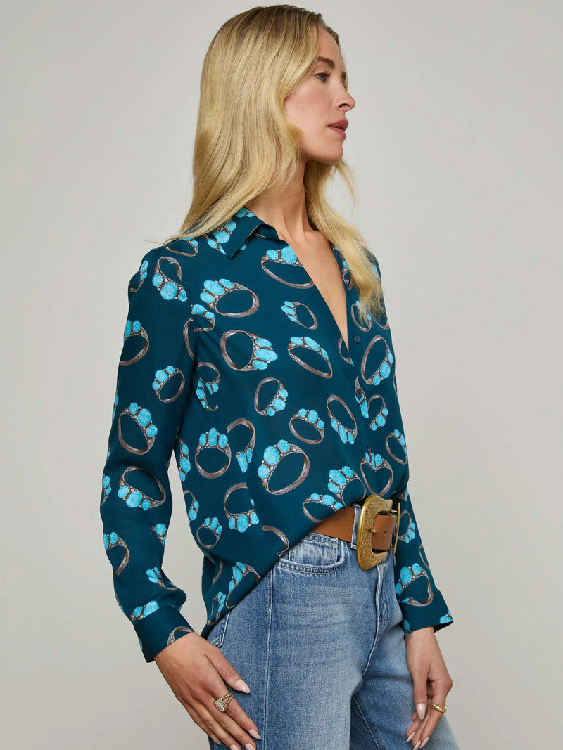 Nina silk blouse