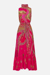 Necktie Silk Dress
