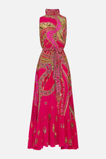 Necktie Silk Dress