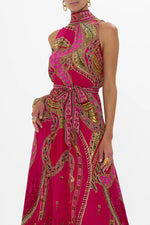 Necktie Silk Dress