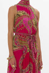 Necktie Silk Dress