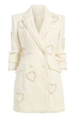 Embellished Blazer Dress
