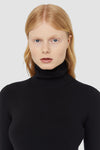 Silk Stretch High Neck Jumper
