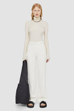 Silk Stretch High Neck Jumper