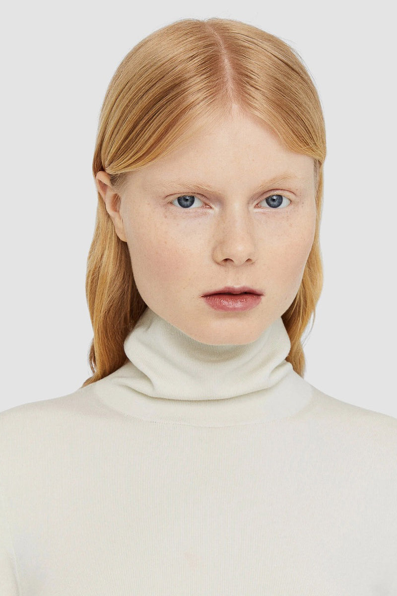 Silk Stretch High Neck Jumper