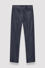 Leather Stretch Teddy Trousers