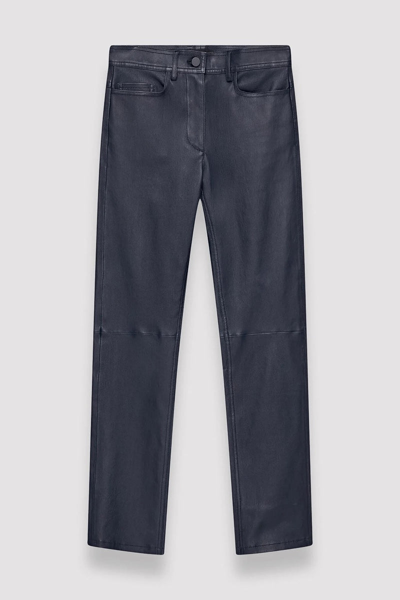 Leather Stretch Teddy Trousers