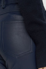 Leather Stretch Teddy Trousers
