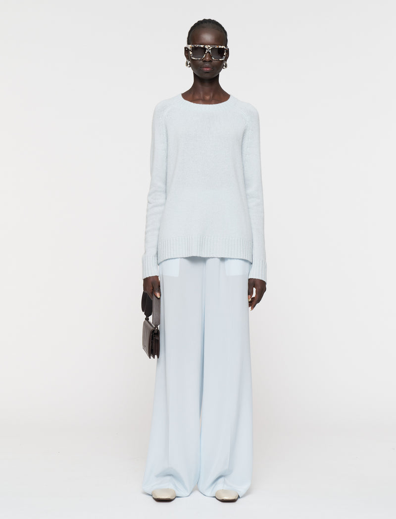 Open Cashmere Round Neck