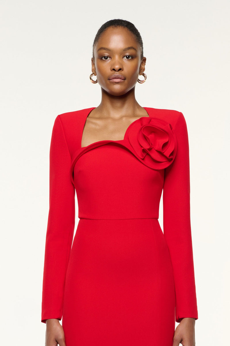 Flower Detail Cocktail Dress