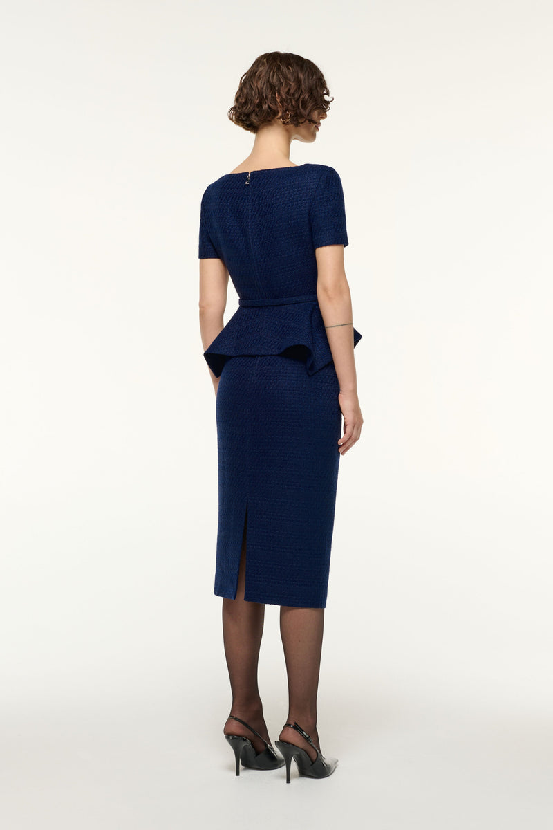 Asymmetrical Twist Boucle Top