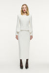 Peplum Crepe Jacket