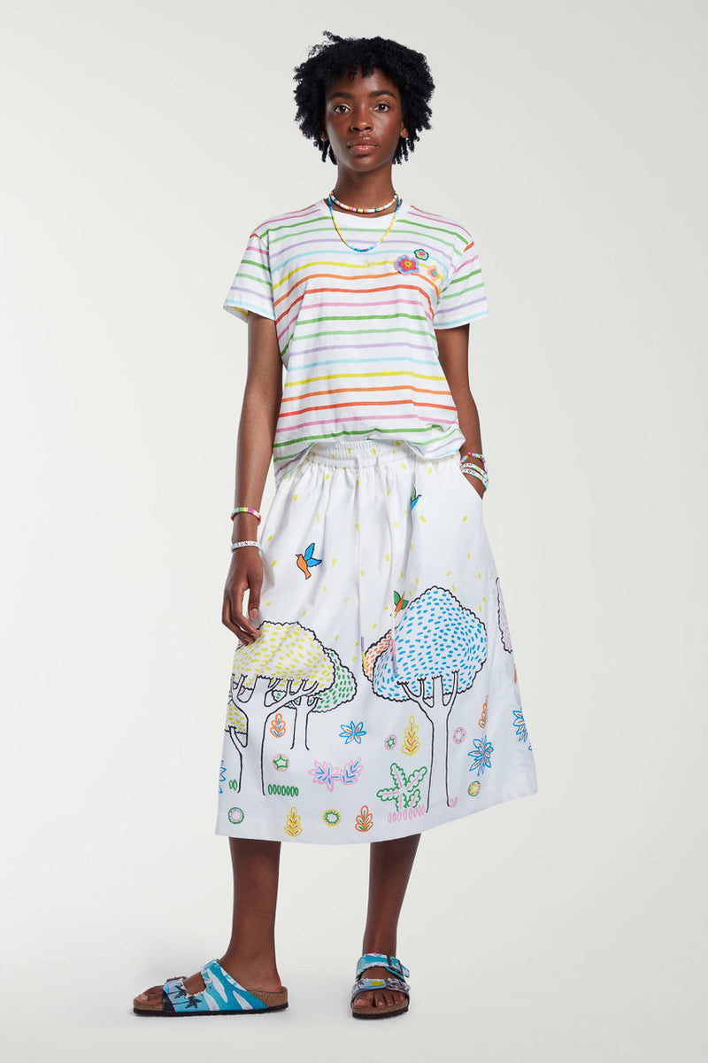 Forest Scene Elasticated Skirt
