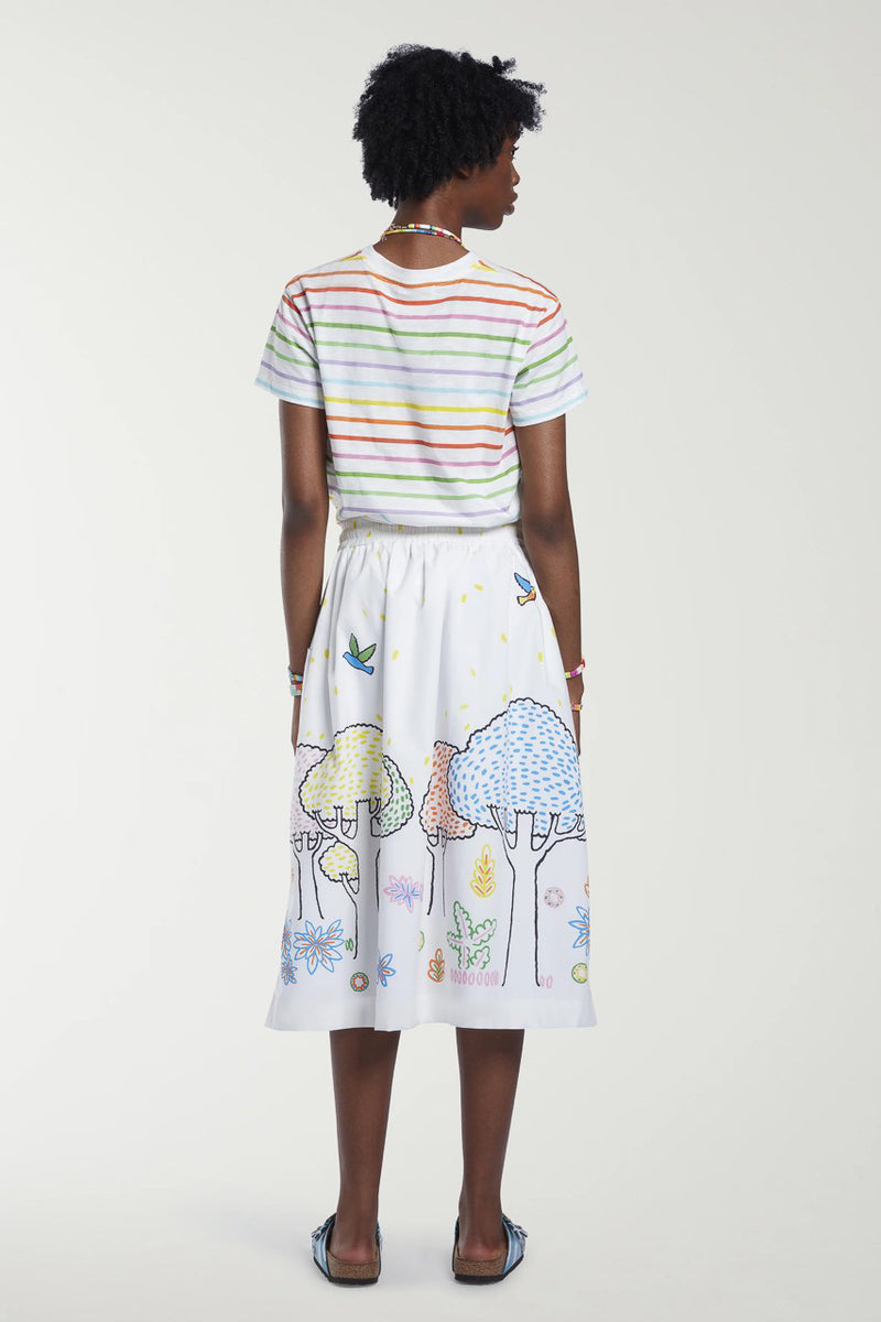 Forest Scene Elasticated Skirt