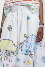 Forest Scene Elasticated Skirt