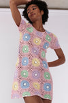 Hailey Crochet Knit Dress